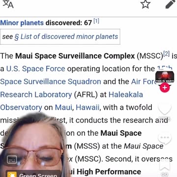Maui Space Surveillance Complex for Space Force. 🤔