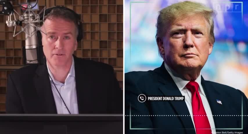 Trump GRILLS Woke NPR Host Live On Air