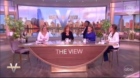 Why is Whoopi so upset man in audience is recording video while they are "Live?"