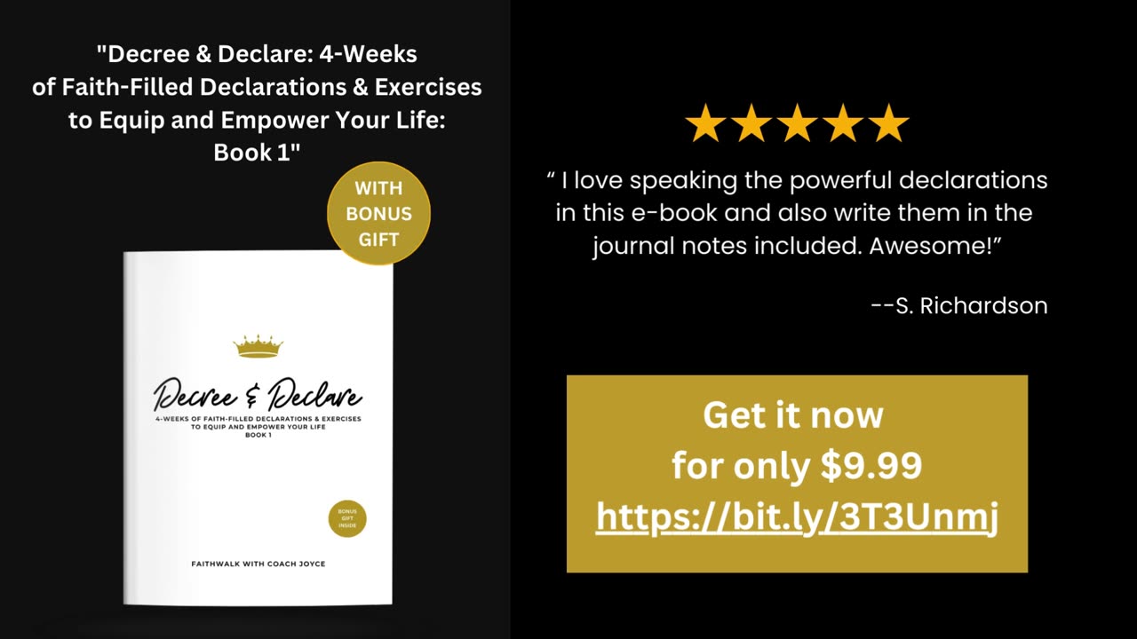 Decree & Declare: 4-Weeks of Faith-Filled Declarations & Exercises to Equip and Empower Your Life