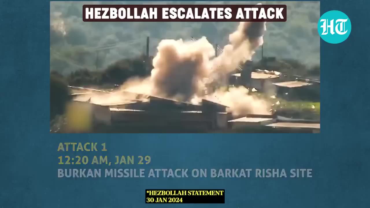 Hezbollah's Biggest Attack Spree In 1 Day So Far? Burkan Missiles, Falaq Rockets Rain On Israel