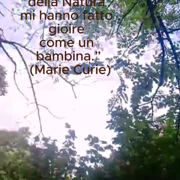 in mezzo alla Natura per ricaricarsi