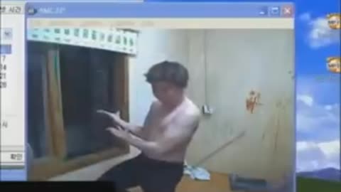 Crazy Korean guy gose super sayan