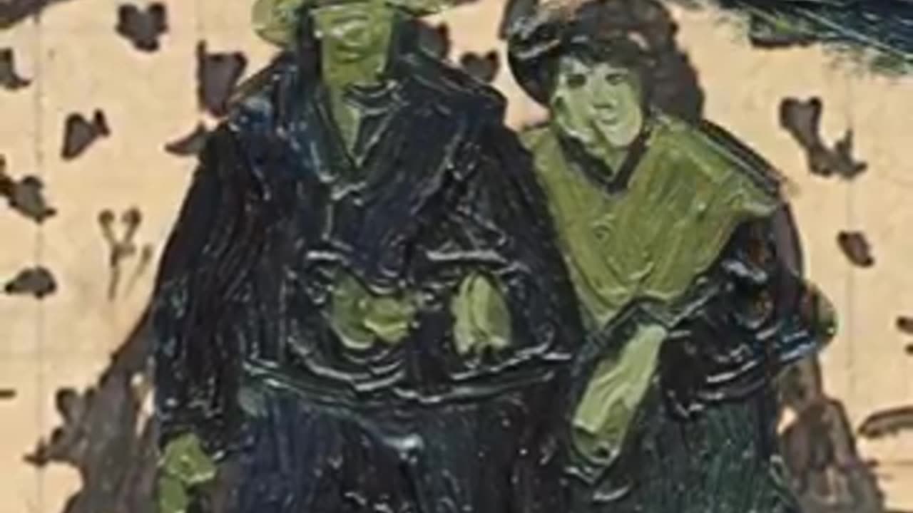 Evolution from initial sketch to final masterpiece, tracing the transformation of a Vincent van Gogh
