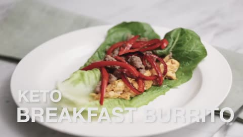 Keto Breakfast Burrito