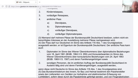 (136) FALLE FÜR AUSWANDERER? REISEPASS kann verweigert und Vorstelligwerden kann verlangt werden?
