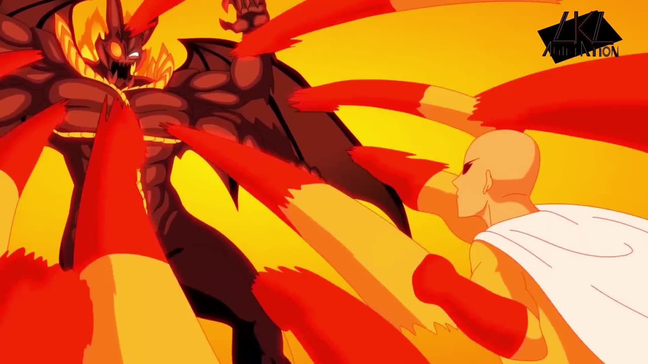 Monster Garou vs Saitama AMV