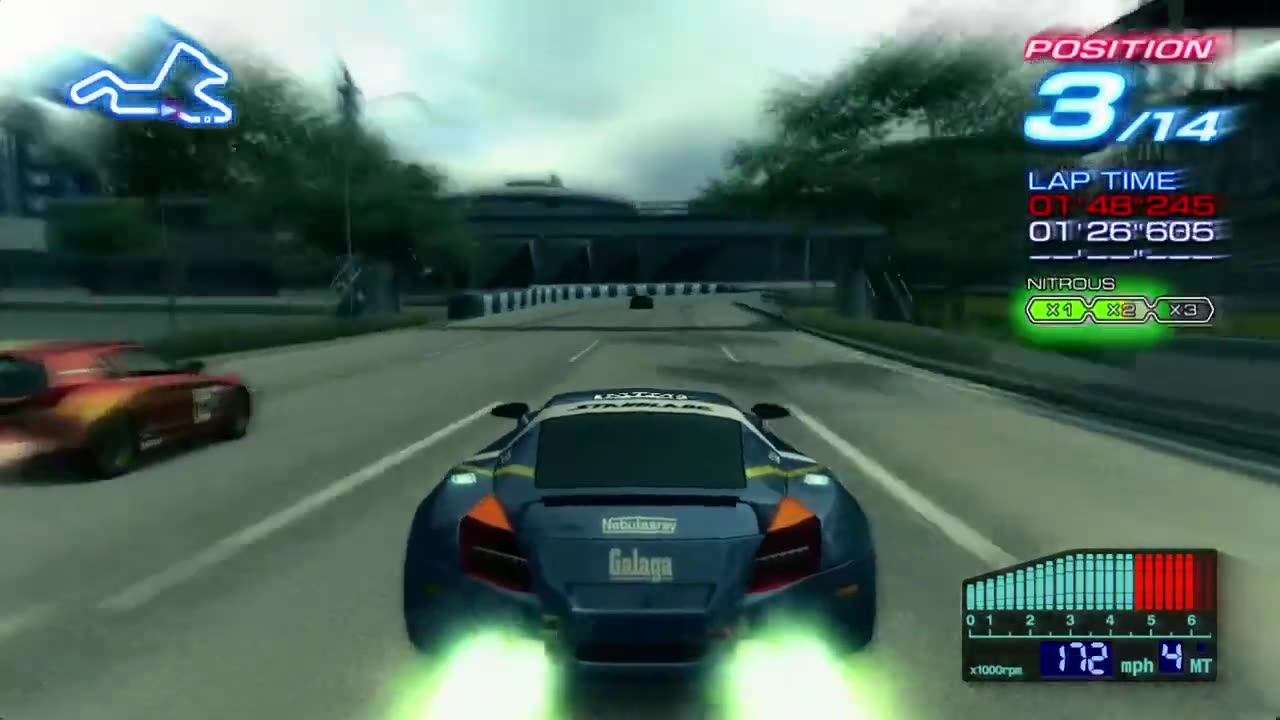 Ridge Racer 6 Basic Route #14 Gameplay(Career Walkthrough)