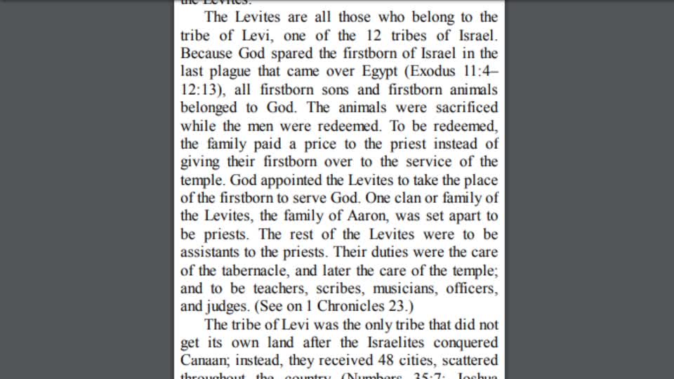 Leviticus ch 1: Halley's Handbook, Geneva 1560, & Blue Stone Torah (Elevation Offering)