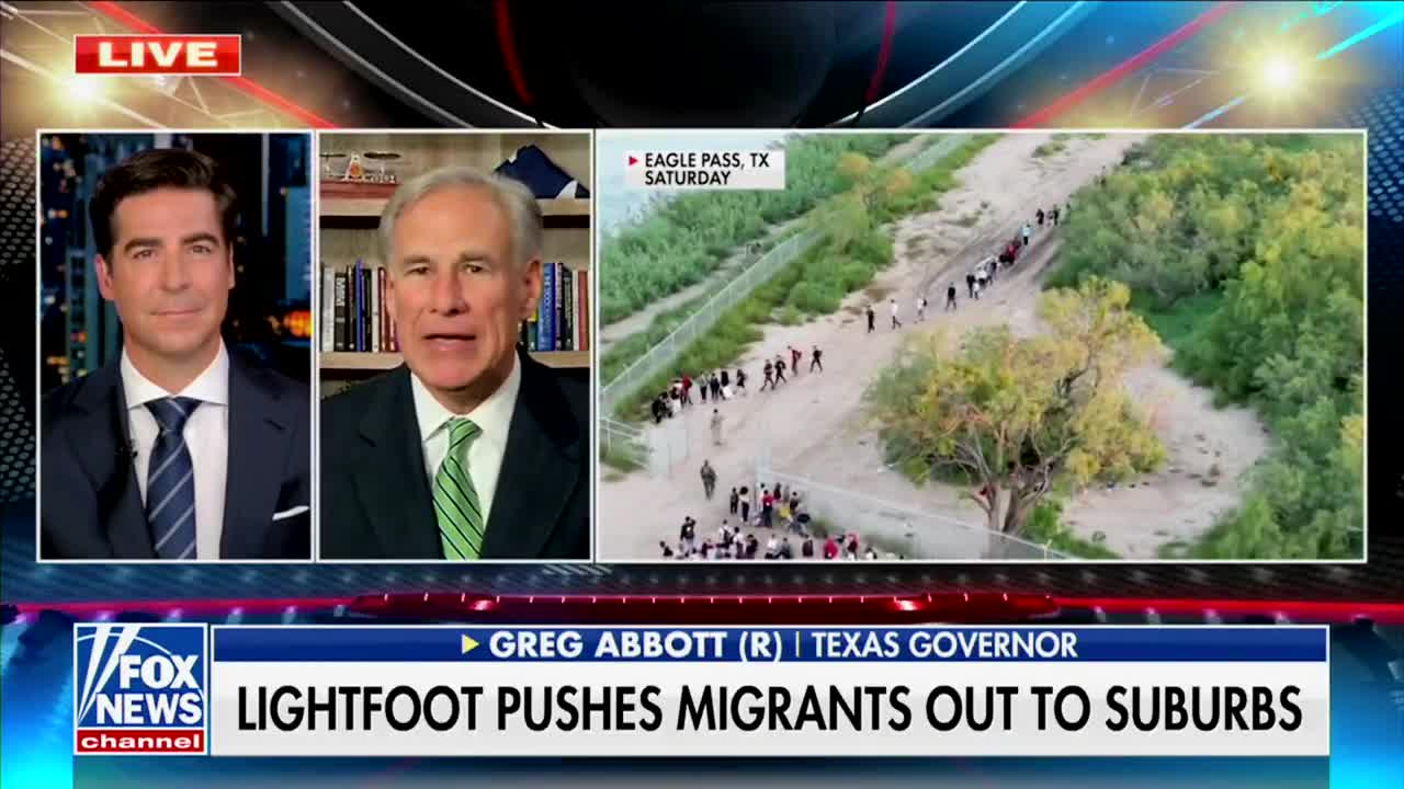 "We Had The Lowest Number Of Illegal Border Crossings" Before Biden - Gov Abbott Demolishes Biden