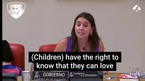 WTF! Pedophile- Spain's Minister of Equality... Barf