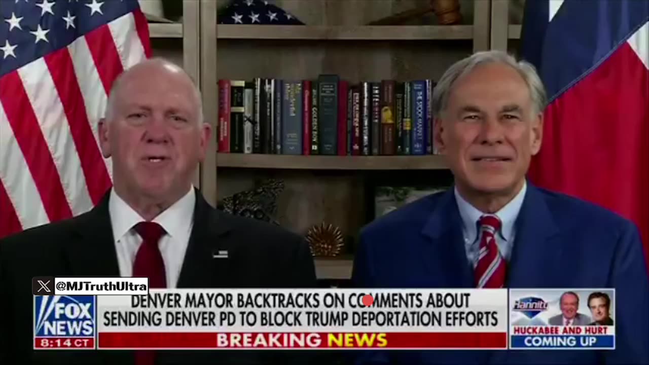 Tom Homan sends a Warning to Denver Mayor Mike Johnston about protecting illegal aliens