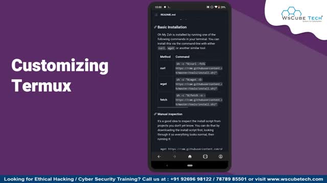 Customize Termux