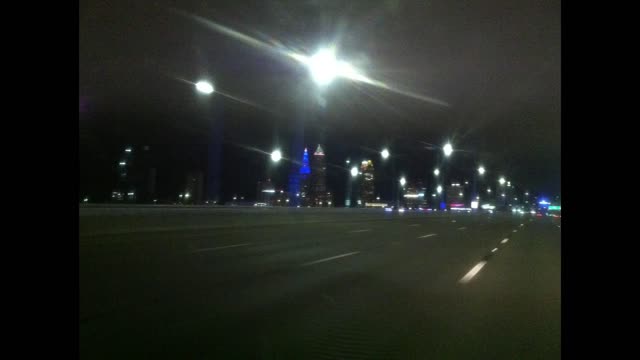 Cool night colors in some town I went thru