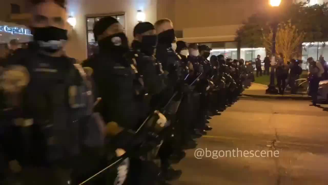The streets of DC aren't lined with police to stop Trump supporters from rioting.