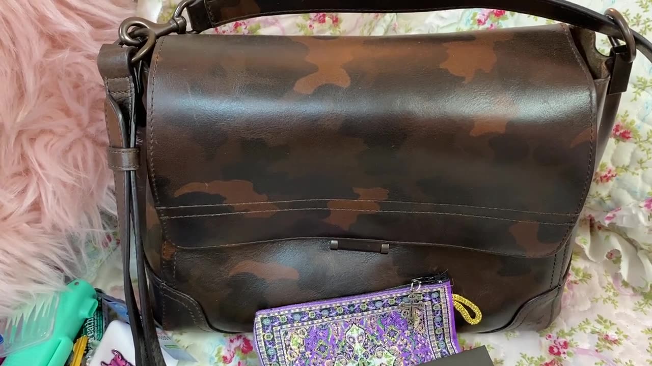 What's in my Frye Charlie Flap Shoulder/Crossbody Bag