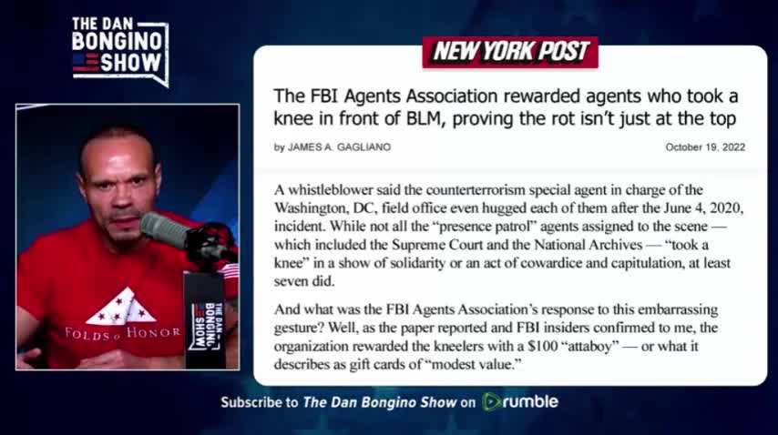 FBI bends knee to BLM