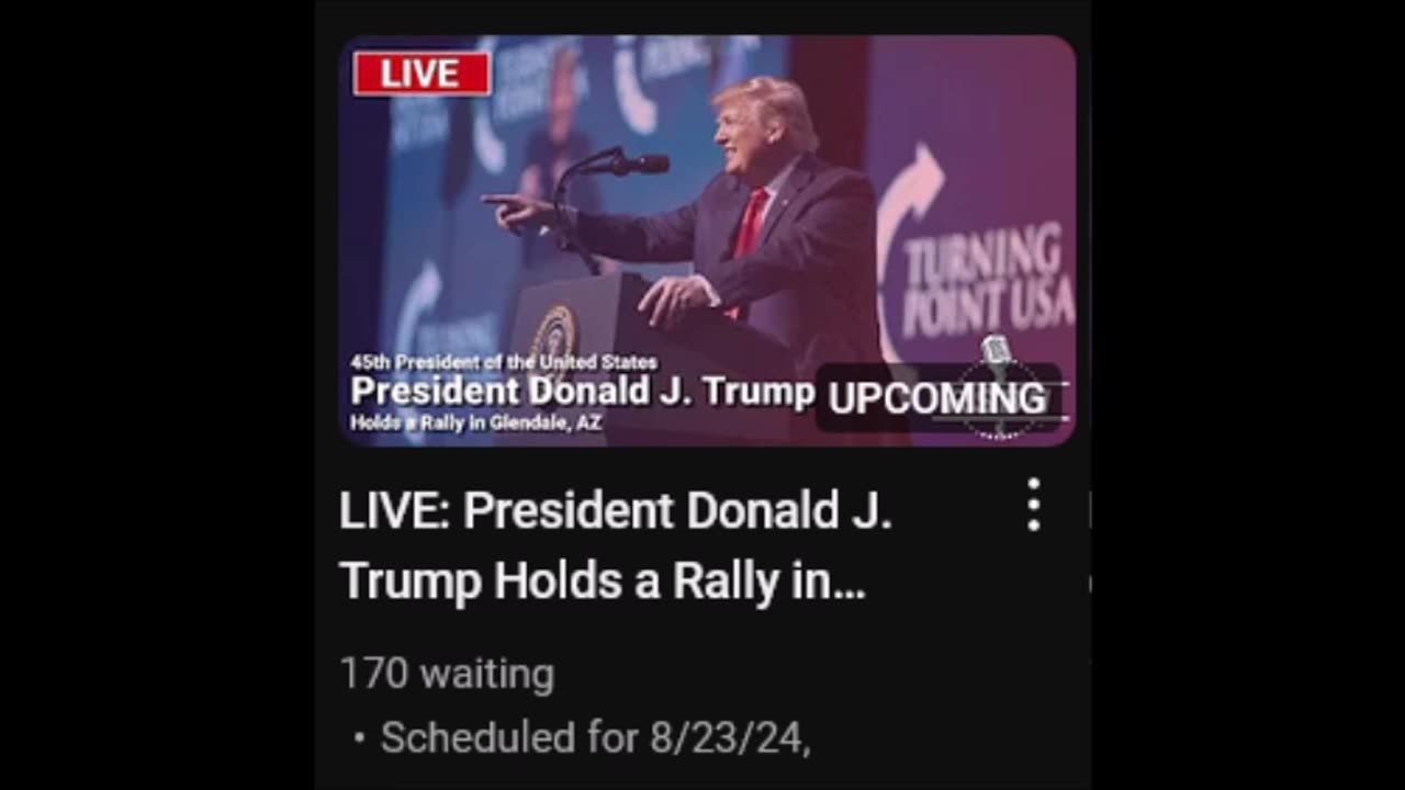 President Donald J. Trump Holds a Rally in Glendale, AZ - 8/23/24