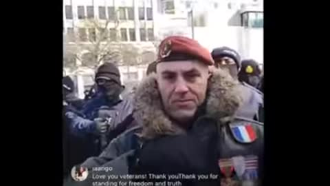 POLICE ARREST VETERANT IN CANADA TRUDEAU ORDERS.
