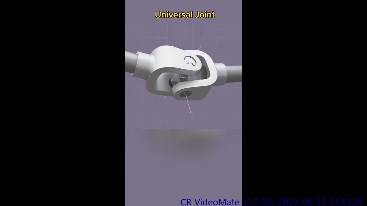 Drive shaft cross shaft drive demonstration