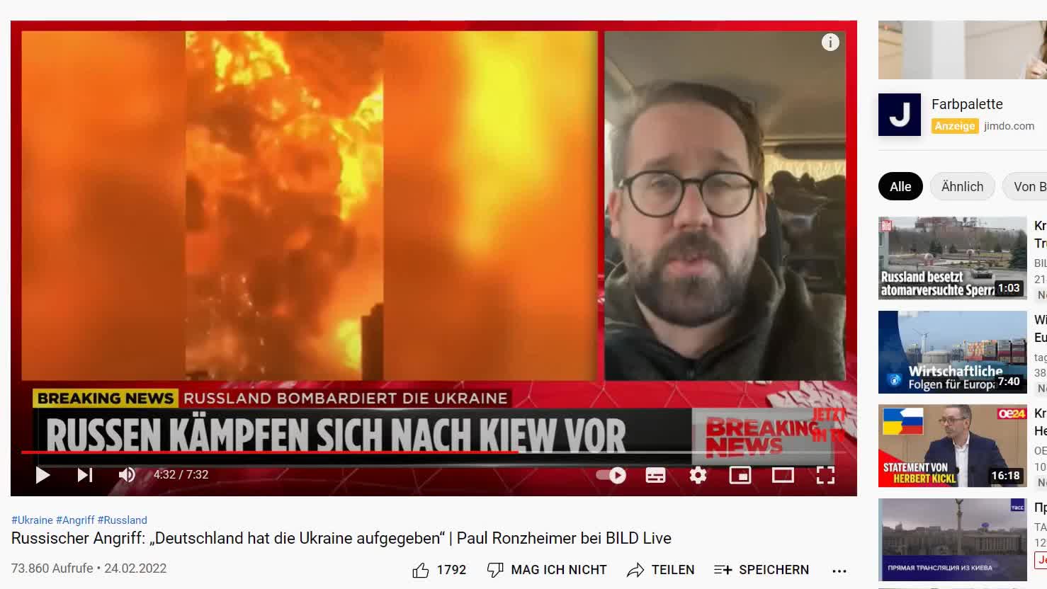 Bild Zeitung führt Propaganda im Russland-Ukraine Konflikt