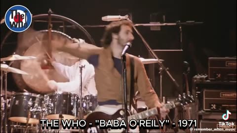 Baba O’Reily ~ The Who ( Live )