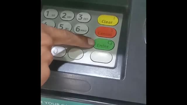 Withdraw to thumb HBL