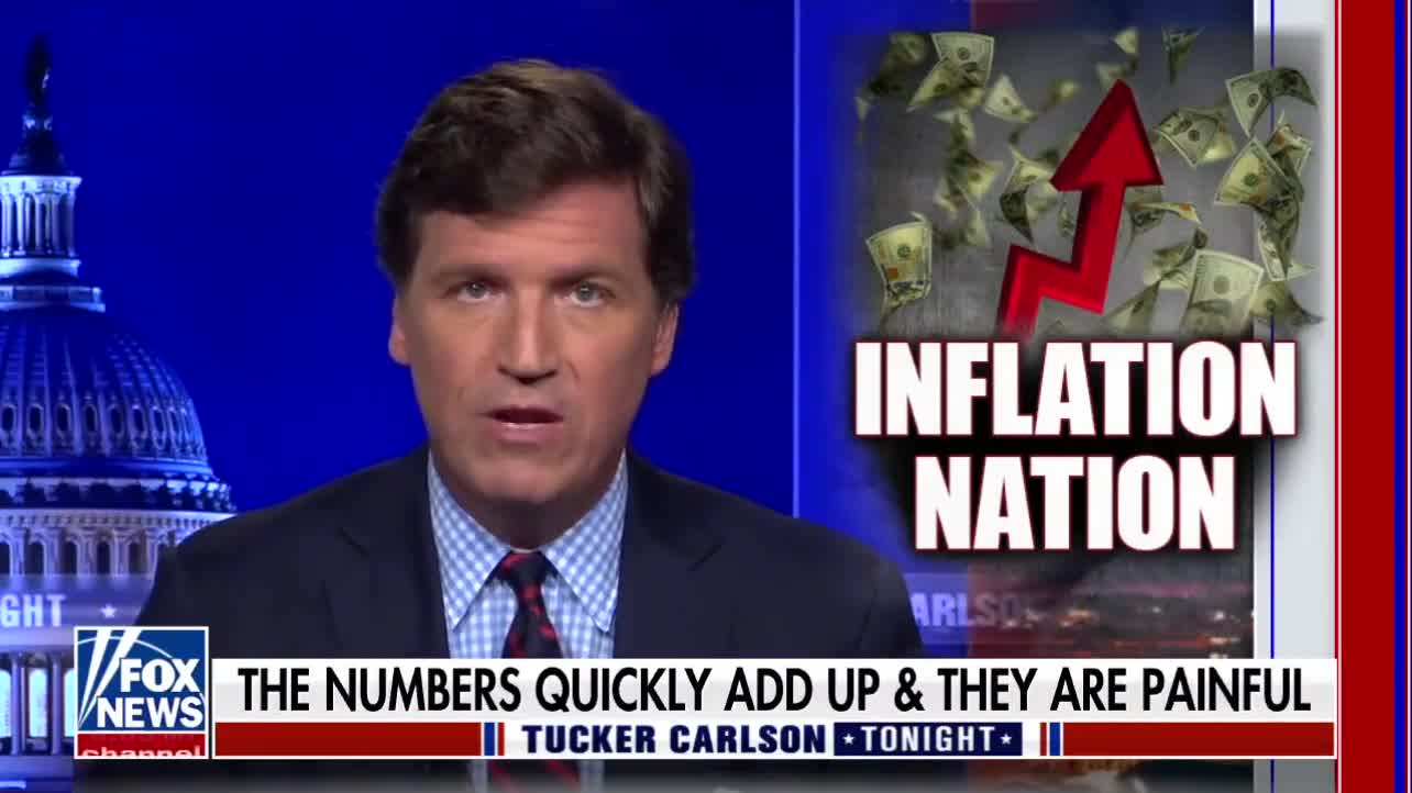 Tucker: Biden's Food Shortages and Soaring Inflation Is Hurting Everyday Americans to a Level Not Seen In Years