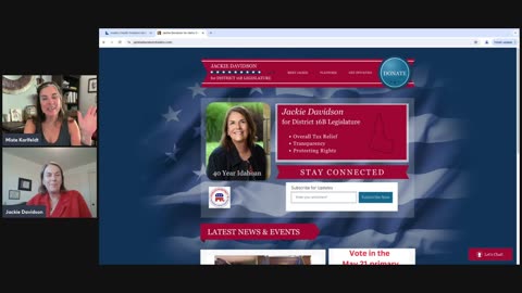 Jackie Davidson is running to be your Rep. in Dist.16B