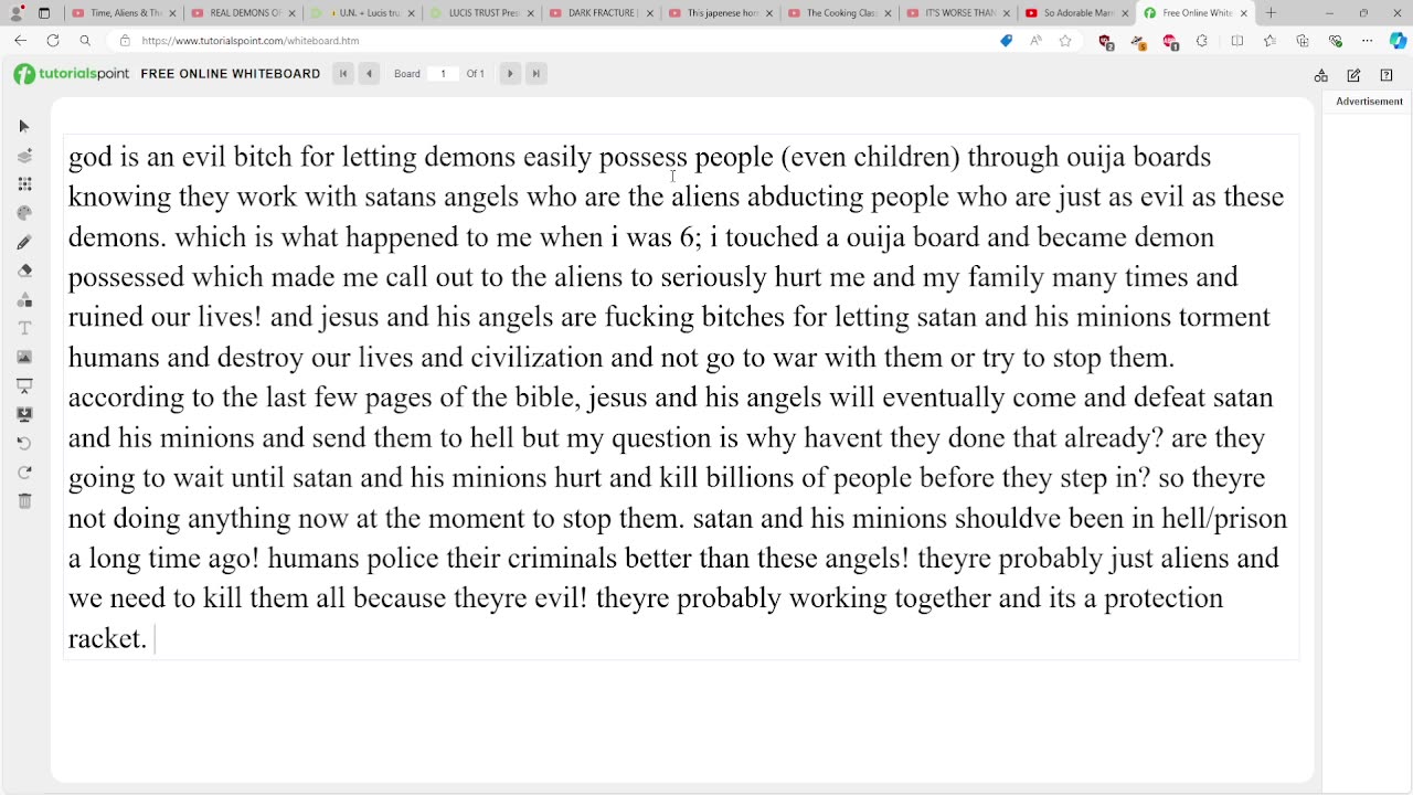 god, jesus and the angels are bitches!