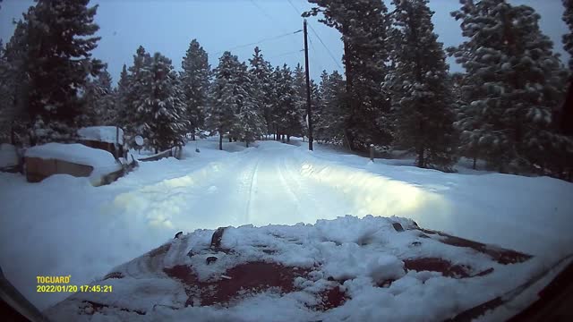 Quick snow recovery with kinetic rope