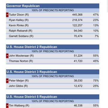 They rigged the Michigan Primary election, here are the results before you vote