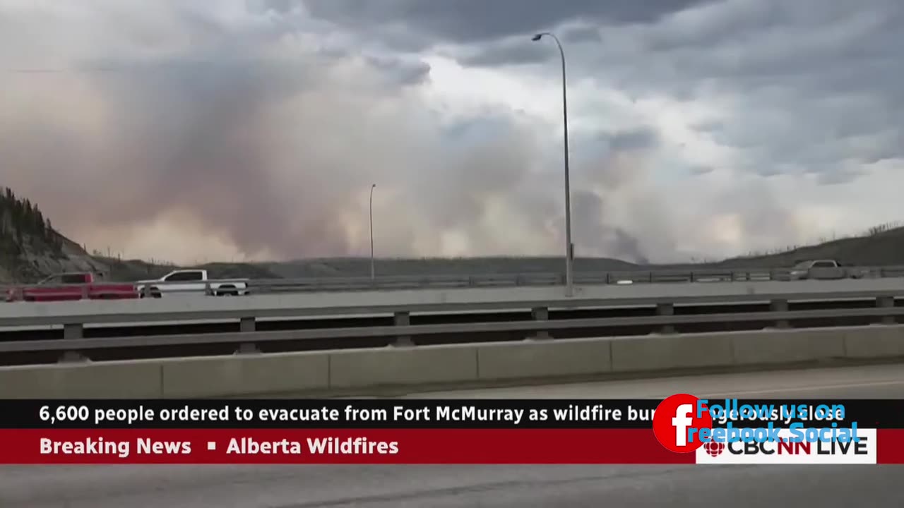 Alberta CA Fort McMurray Gets Hit Again With Wildfire Fire Destroyed 2,400 Homes