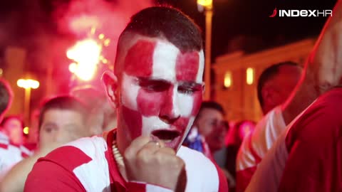 Ludilo u Zagrebu nakon Vidinog gola!