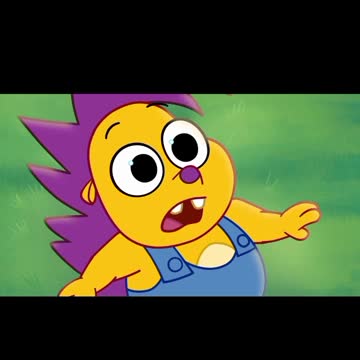 The monkey and cat flying kite