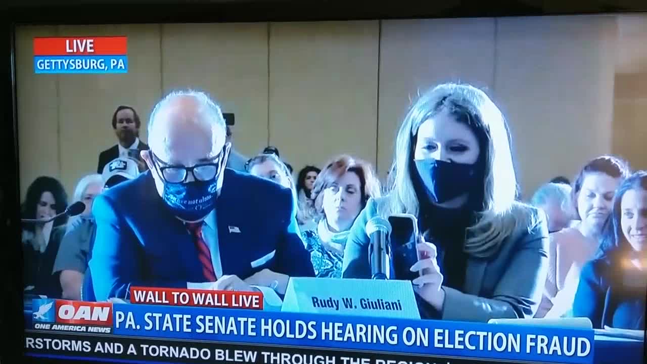 President Trump Calls in Gettysburg, PA Hearing