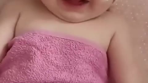 Cute baby smile