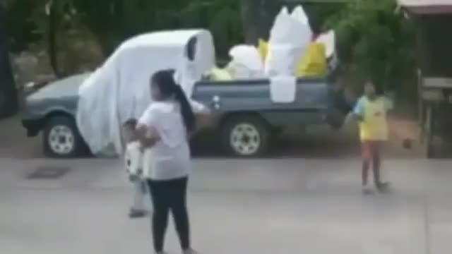 That moment, the little boy died from death