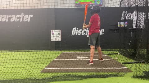 10 yr old hits ball 288ft!