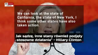 Hilary Clinton o zaostrzeniu cenzury w mediach społecznościowych [28 wrzesień 2024]