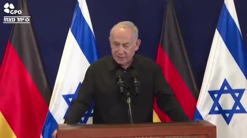 Demon Netanyahu demands that America get involved in the war to fight the new axis of evil