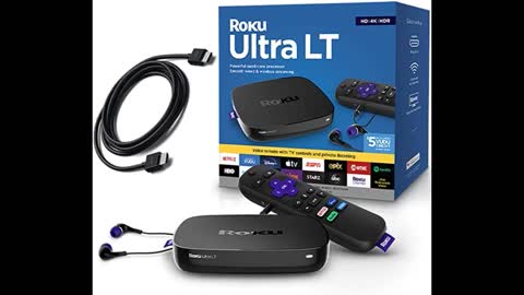 Review: Roku Ultra LT 4KHDRHD Streaming Player with Enhanced Voice Remote, Ethernet, MicroSD...