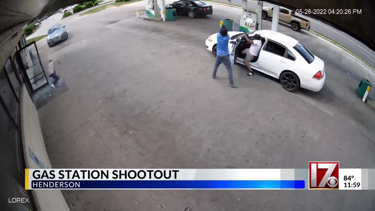 RALEIGH | Video shows broad-daylight shootout at Henderson gas station