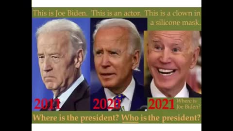 Biden´s latex mask or clone ... either one: It just don´t add up INTRO: Noone knows what he´s saying