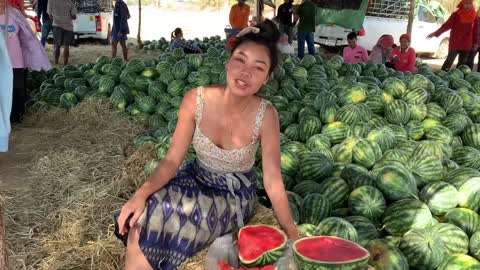 Farm girl in the wild Day 6 watermelon sugar rush girl