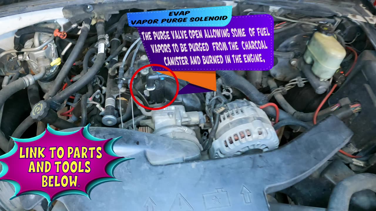 Emissions Vapor Purge Valve Location & info | Chevy/GMC 4.8L & 5.3L Engines. Silverado, Tahoe, Yukon