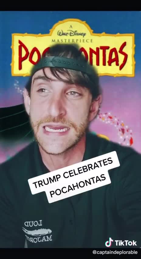MUST SEE: Trump Impersonator Celebrates Pocahontas Warren on Indigenous People's Day
