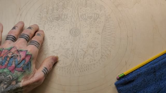 LOTUSFEET MANDALA 33" X 48 3/4"...5/1/22...RAMMMMMMMMM
