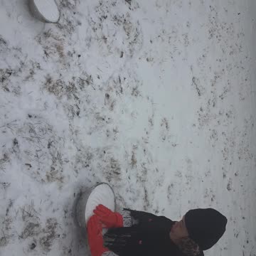 Anita's First Snowman Part 2
