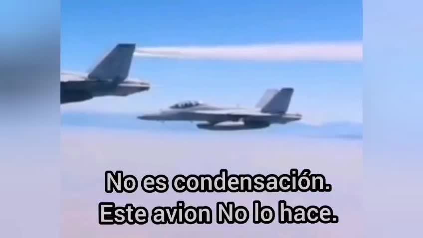 Cambio Climatico. Chemtrail de un avion y del otro no? o se trata de condensación del vapor de agua